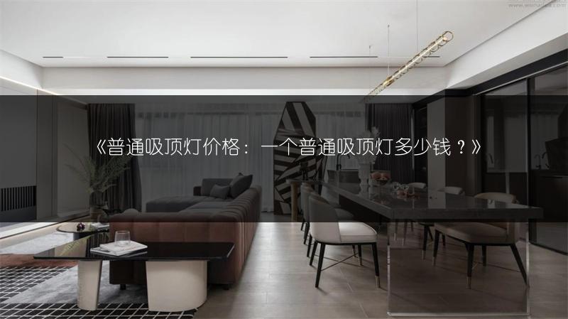 普通吸顶灯价格：一个普通吸顶灯多少钱？