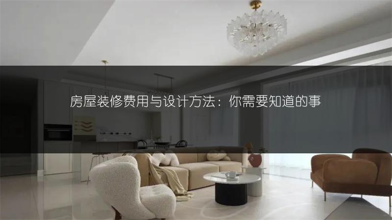 房屋装修费用与设计方法：你需要知道的